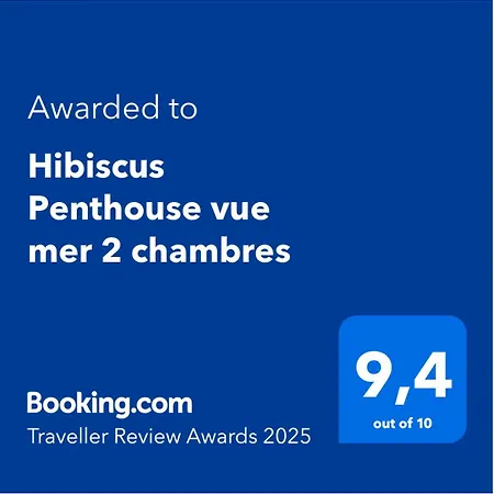 Hibiscus Penthouse vue mer 2 chambres